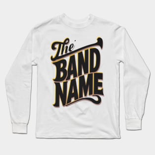 Script text the band name Ajr Long Sleeve T-Shirt